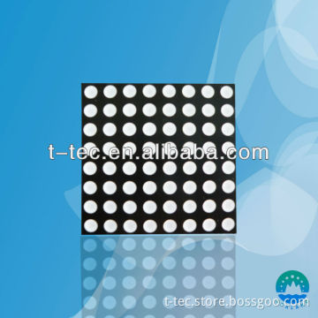 4.8mm 8x8 red and yellow-green double color LED dot matrix